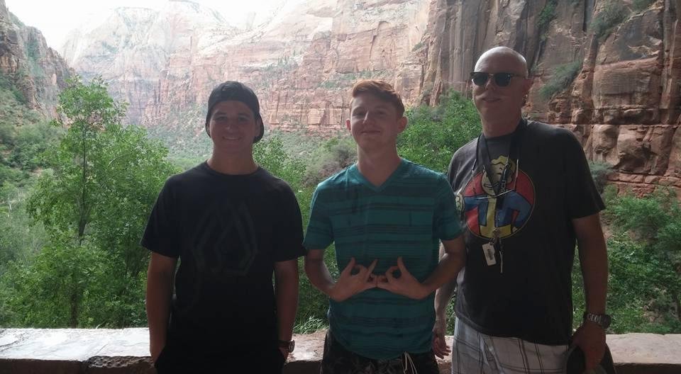 At Zion Utah Weeping Rock