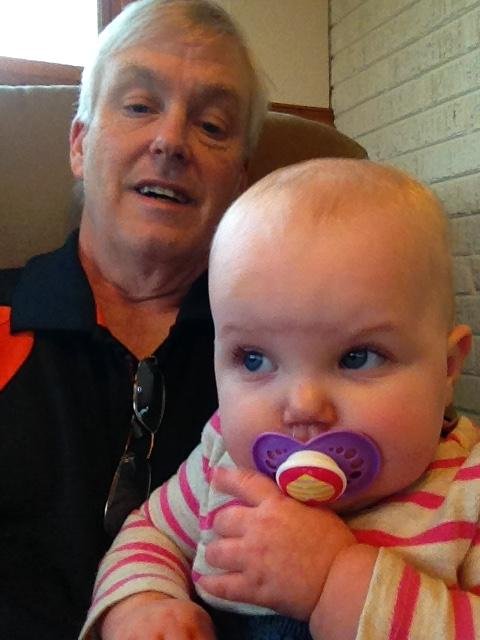 Grandpa G & Aubrey