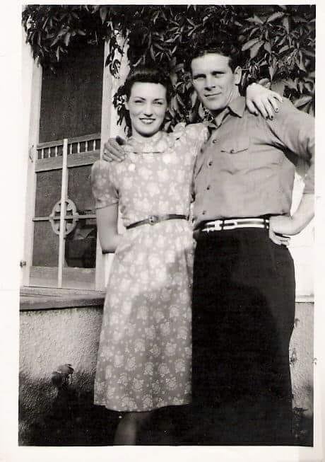 My parents married on this day in 1941. One of my favorite pictures of them.