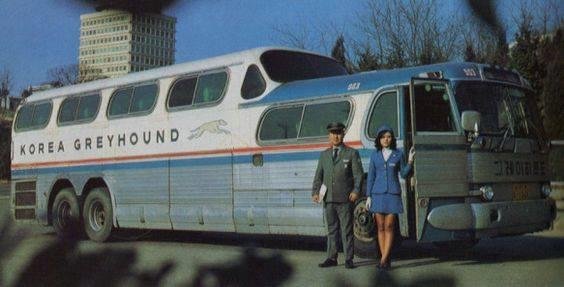 Anyone remember the Greyhound Buses that operated in Korea in the 70s after the opening of the Expressway from Seoul to Busan? Below is a photo I found on Pinterest and here is a website for more information about it: htt