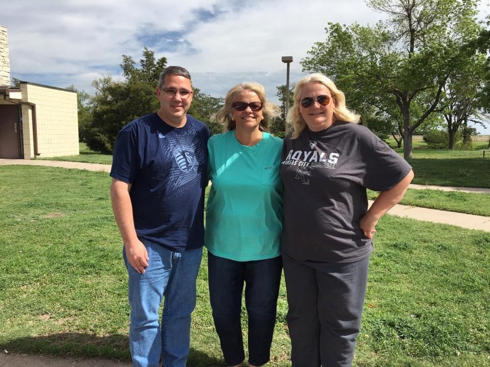 You meet the strangest people while traveling through Kansas.