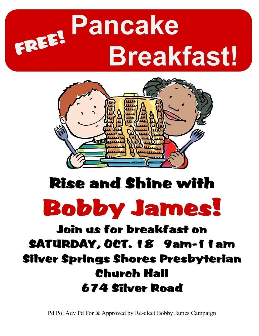 Please join us for this free breakfast!!!