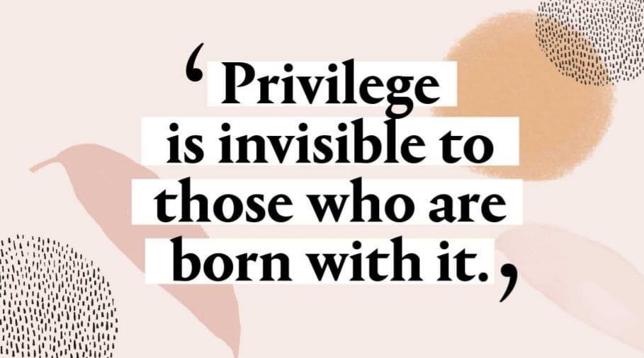 Just a daily reminder!
Happy Monday! Use your privilege wisely.