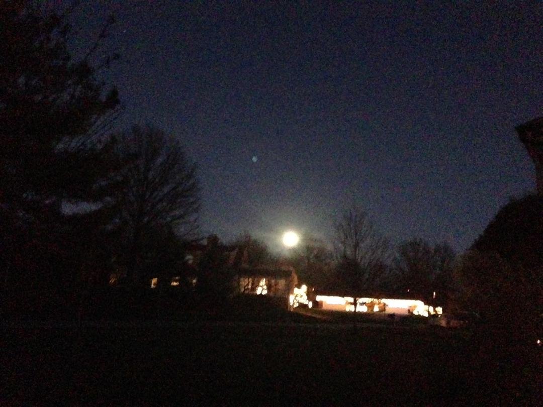 Christmas Eve Moon!