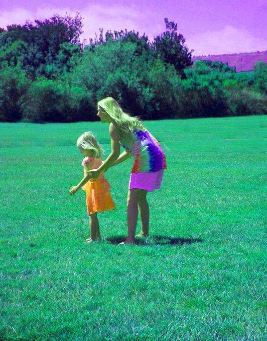 Mother & child. Daughter -in-law Susan with grand daughter Melissa. I like this one.