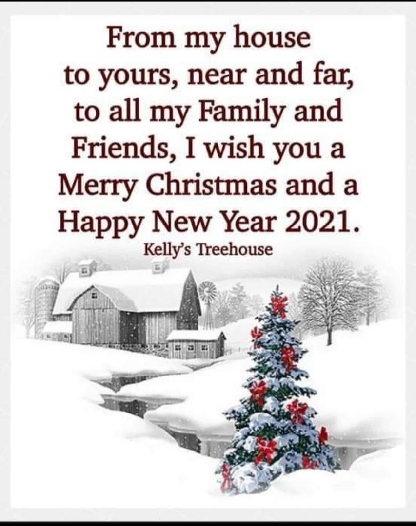 Wishing family and friends a Merry Christmas!
