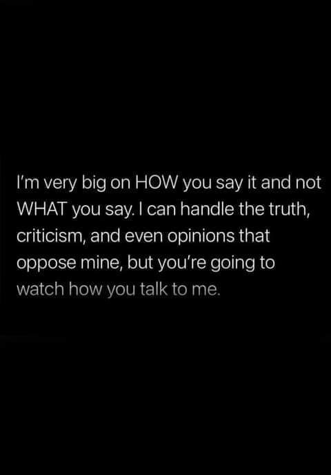 Say wat u wanna say but watch how u say it