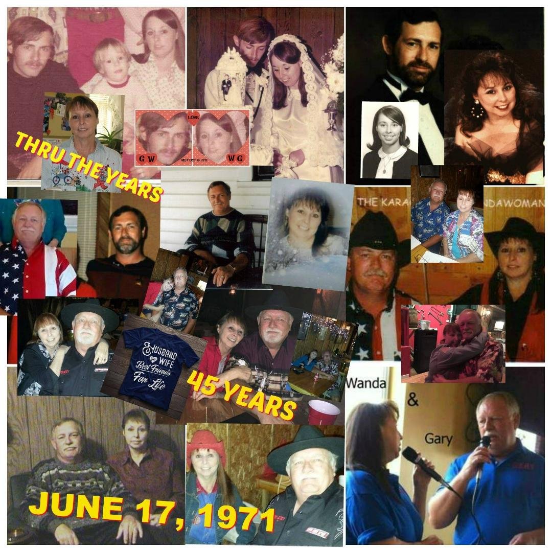 To Gary                                                                                                                
 On  this day, June 17, 1972 we were wed, we became one                               
 And every year 