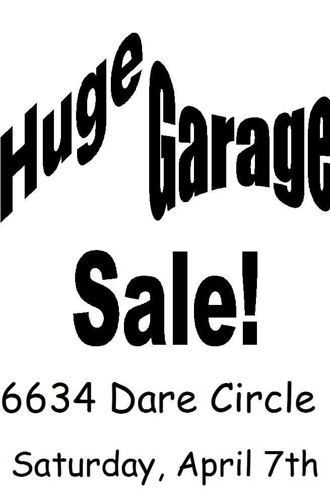 Come on over! Rain or Shine - it's all gotta go!