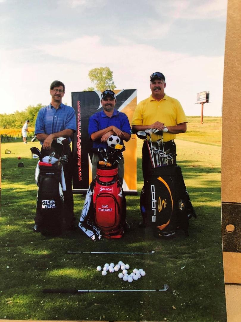 William Breland sent me this photo of my son, David (center) in a golf tourny.