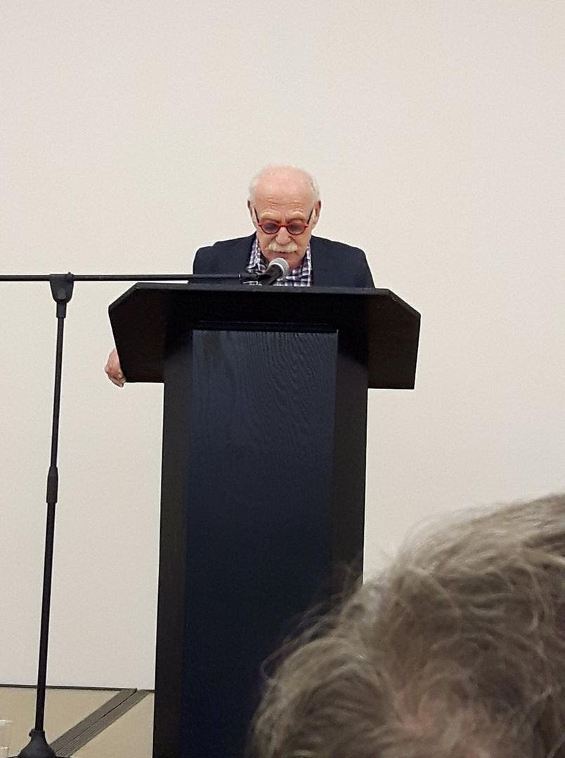 On Sunday the audience in London, Ontario was treated to a poetry reading given by Dr. Shel Krakofsky.  It was delightful hearing about his life in poem growing up in Toronto and honouring good friends in London. Refreshmen