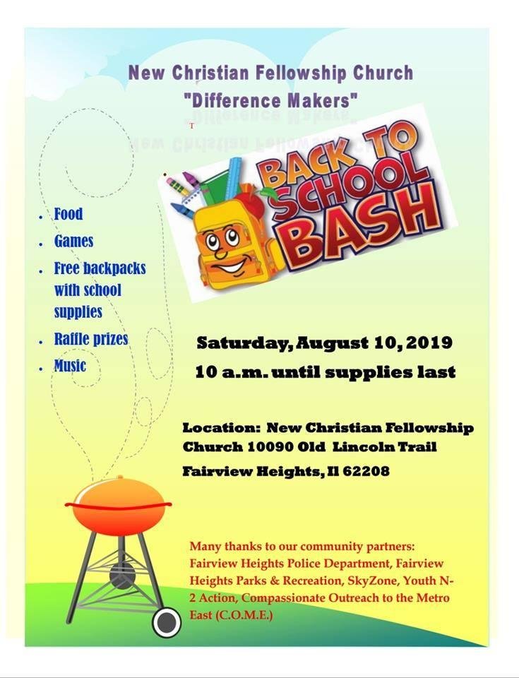 New Christian Fellowship - Back to School Bash 2019