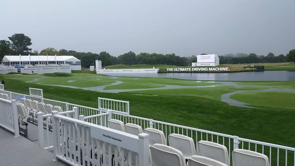 Ok a little wet today looks like a rain out