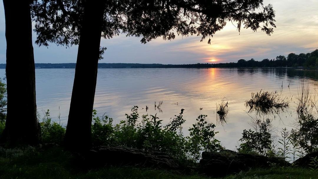 Another beautiful day and sunset at the cottage in Door County.