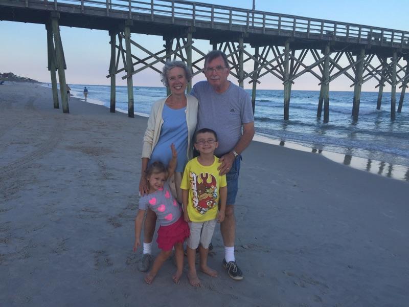 No better place. Surf city nc with grandkids. M