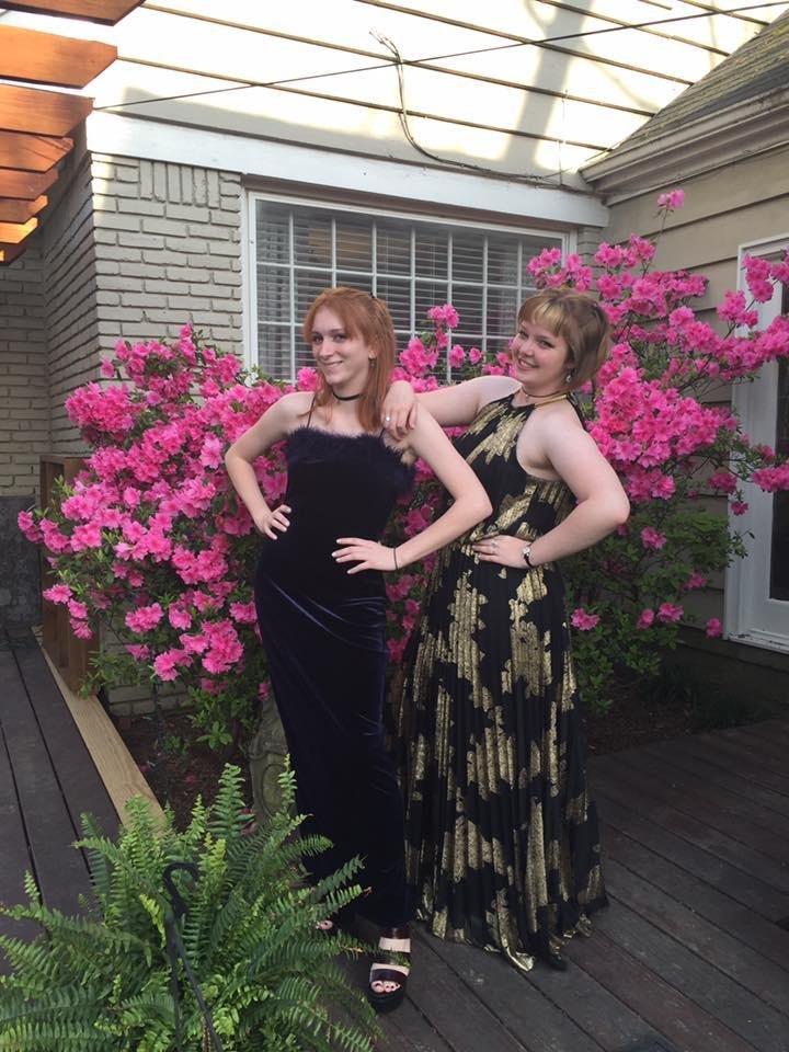 Okay, I promise last picture of my great nieces, I almost forgot Delaney (in the black dress). All of them are equally beautiful. Thank you for indulging me.