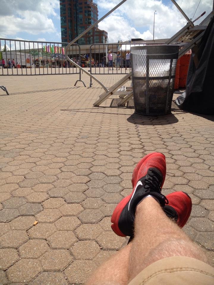 I guess I can't complain about work today! It's a beautiful day and the Velcro Pygmies are on tonight!