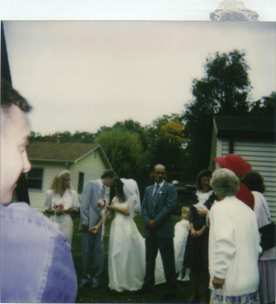 20 year's ago today Jason and Holly was married at our Indiana Home on Lake Freeman, my how time flies :) May you both have a wonderful Anniversary. Much love from your dad and I