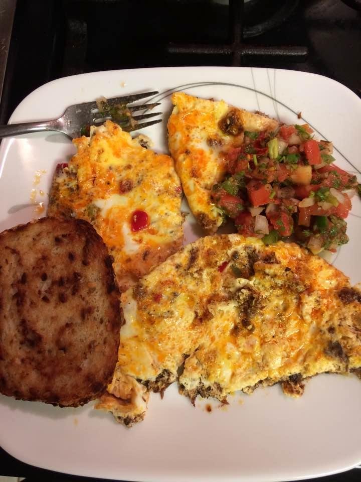 My Buddy showed me how to cook a great breakfast. Eggs barbacoa and salsa. I enjoy it several times a week. Sure wish he could enjoy it with me.