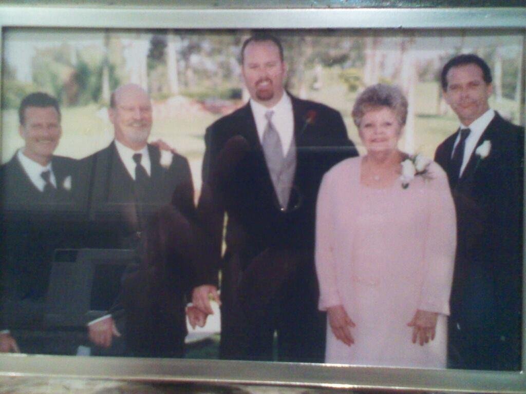 Here are pics of the flooring that I helped install in 2012 at my Dads. The it here pics are my children I didn't even now I had these pictures. The other two are at my little brothers Wedding of my Mom,Dad,Bob,Chris and I