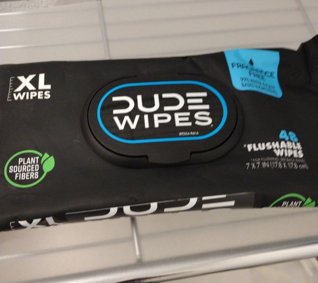 How come "Dudes" get special wipes but us "Gals" are expected to use the same 'ol wipe for front and back? Humph