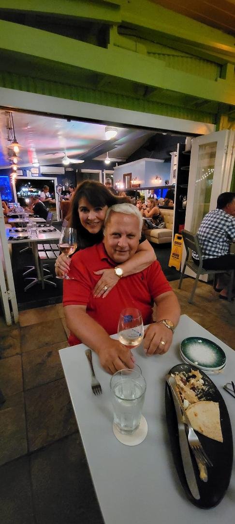 Great place! Oceanside, wonderful sunset view and great wine and good menu!
