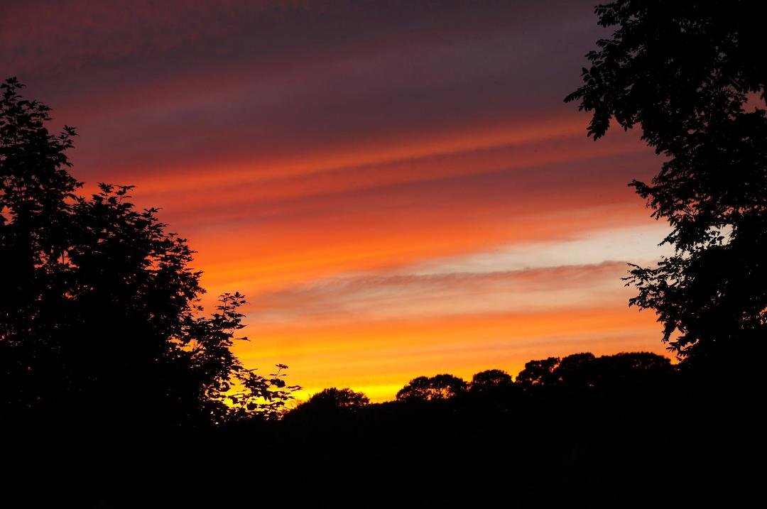 End of a great Beach Day from our Porch in Wellfleet