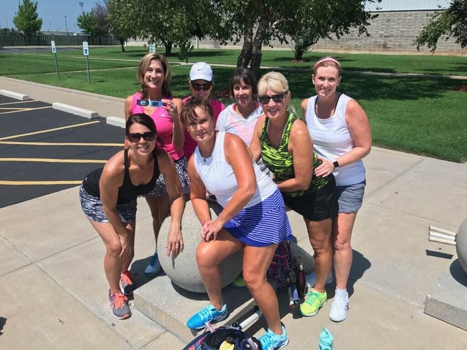 Thank you to Dr Stephen Rice at the Vision Clinic for eclipse glasses!! I shared with the tennis group today!!
