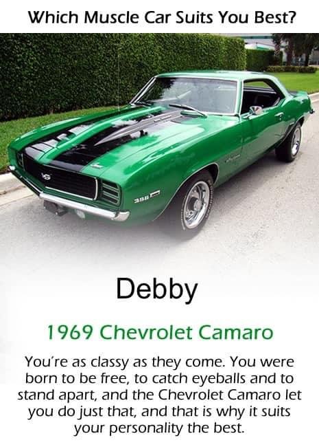 Perfect ! My favorite is a 69Z28