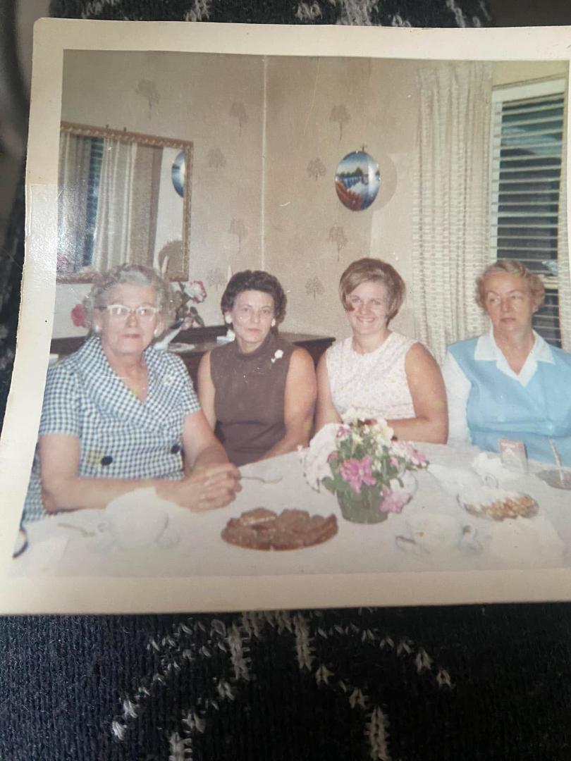 Does anyone from Roseland Park recognize these 4 ladies?????on the left is Irma, my mother Lois Carlson and I can’t remember the other 2 ladies.They were the backbone of Lester Boyce and kept the park running.