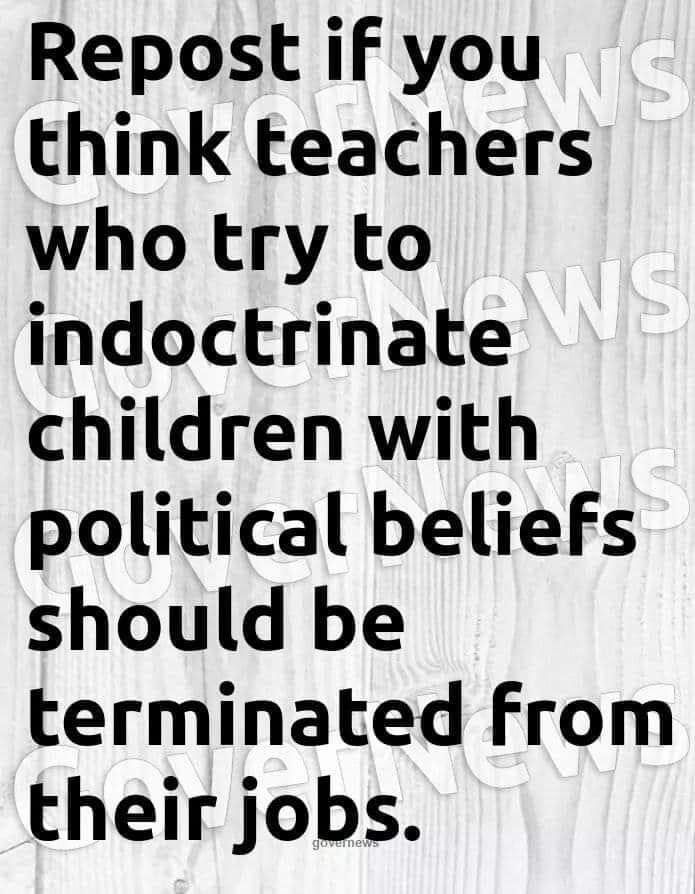 This goes for EVERYONE from the Secretasry of Education down to the teaching assistants.