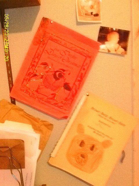 I saved my daughters assignments that they did when they were little