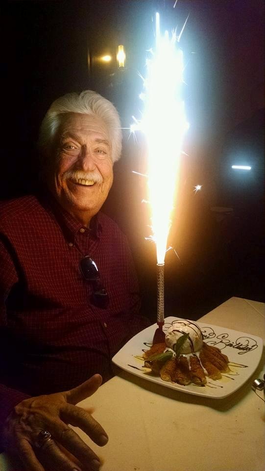 Celebrating my 68th Birthday with my fantastic wife and Friends