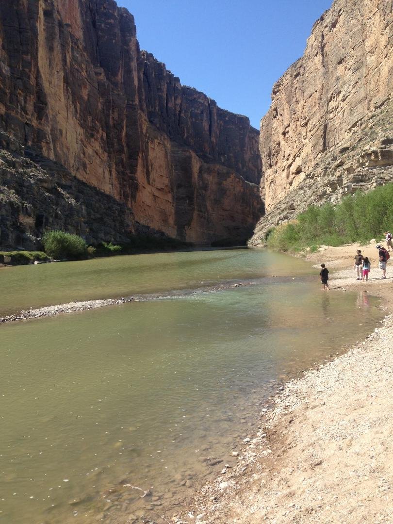 Whitney at Big Bend National Park ... Including time in the Rio Grande.