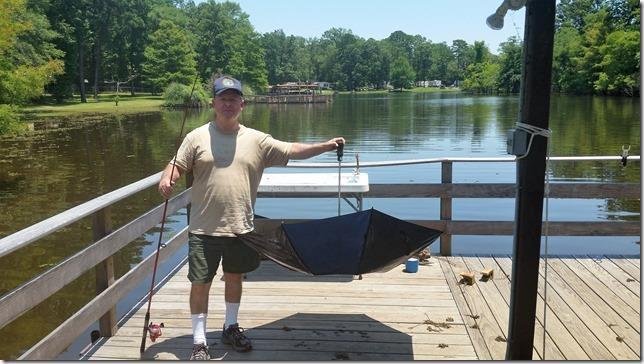 Catch of the day!!! I believe it was the biggest one caught that day.