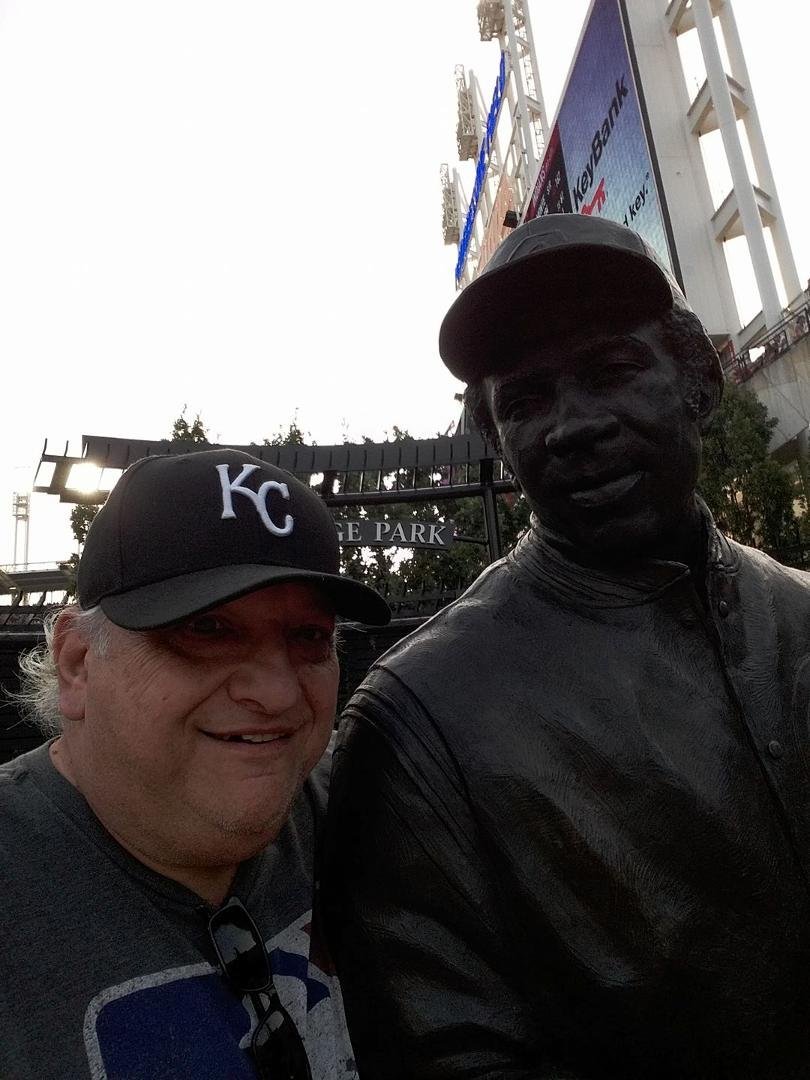Me and Frank Robinson in Cleveland