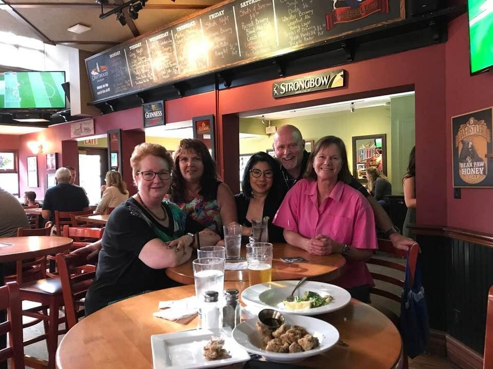 Fun reunion of friends 50 plus years