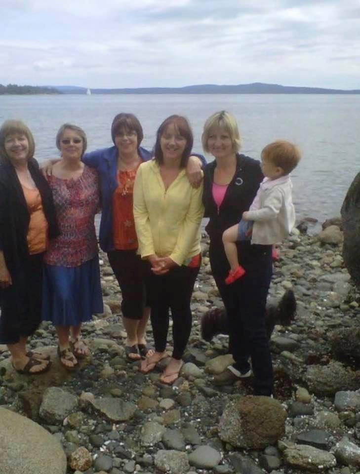 For the Class of 73. This was a small reunion a few years ago now. Barb Park has just passed away. There is a memorial in Duncan BC on April 13