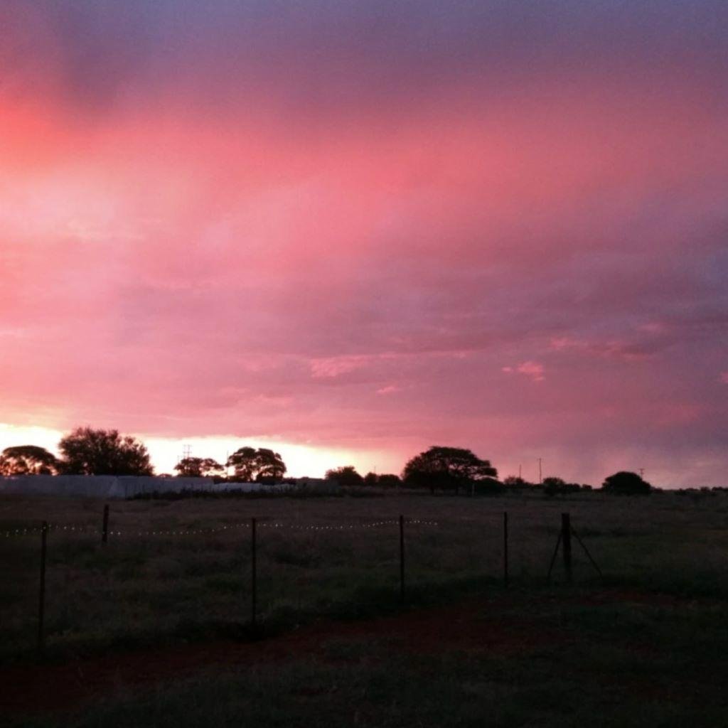 Tonight's sunset was huge