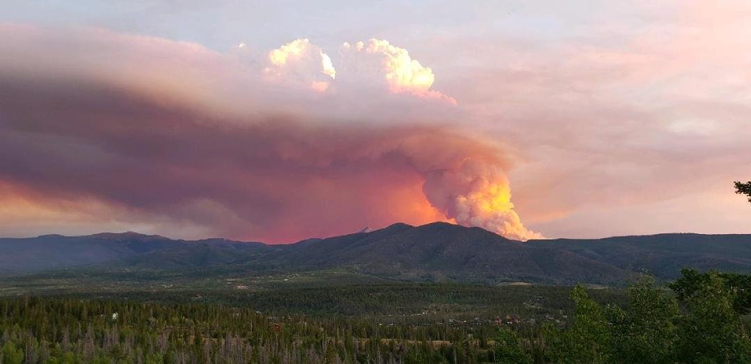 About 25 miles SW of Tabernash.
