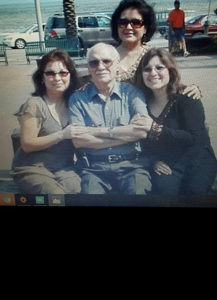 I found this gem of a pic today. The last pic the 3 of us took with our dad while in Galveston. So miss him.