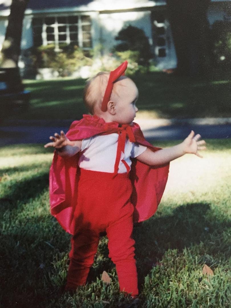 And don't forget.....devilish!
We love you, baby girl, to the moon and back! Happy, Happy Birthday Audie Bean!!