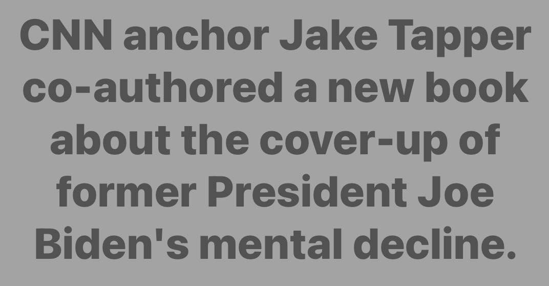 Jake Tapper finally woke up! Democrats are realizing that the Biden Administration is the least competent under the most corrupt political party, the Democratic Party.
