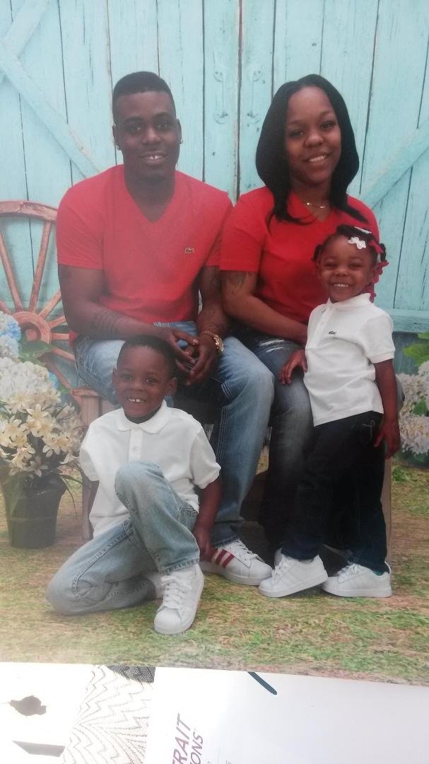 My daughter LaTonya family.