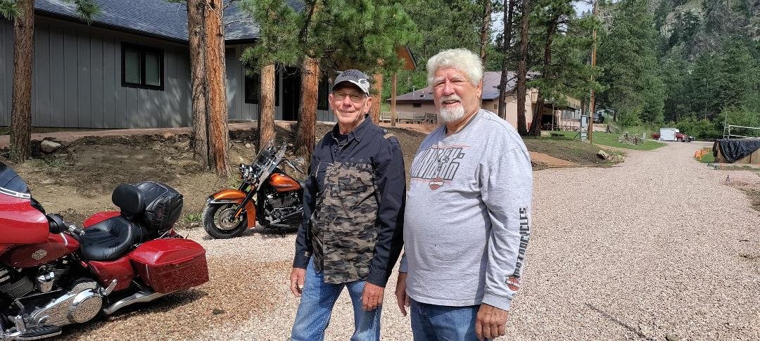 Met good friends from way back here in Rapid City.