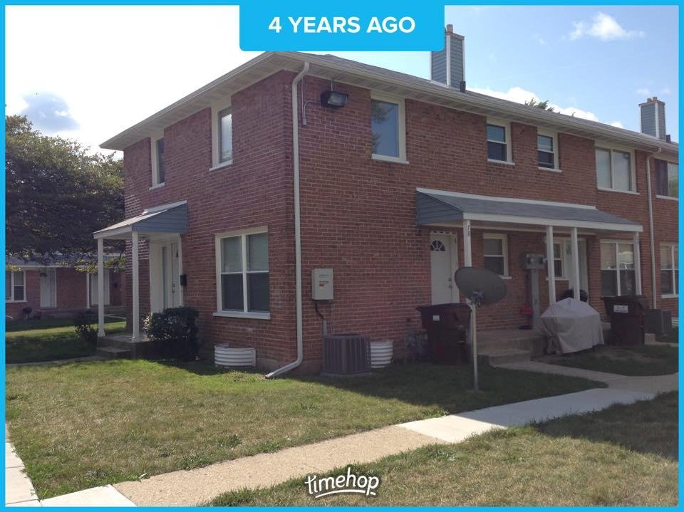 My house in Park Forest - '63-'66. Three bedroom end unit.