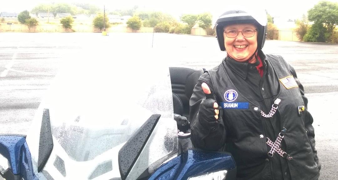 I passed my three wheel endorsement riding test.  Washington state is weird in that it is only one of two states that require a special endorsement for 3-wheels and sidecars.  Hey... Guess that means I'm legal to drive a si