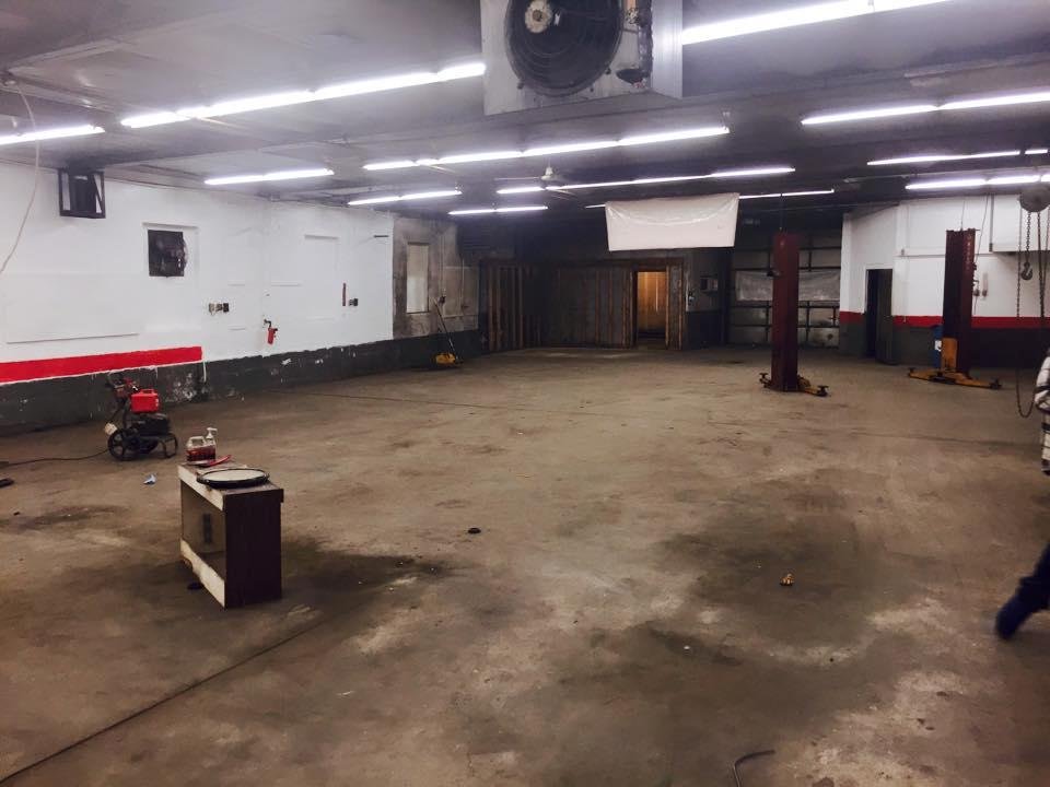 Floors getting Hot Washed Thursday