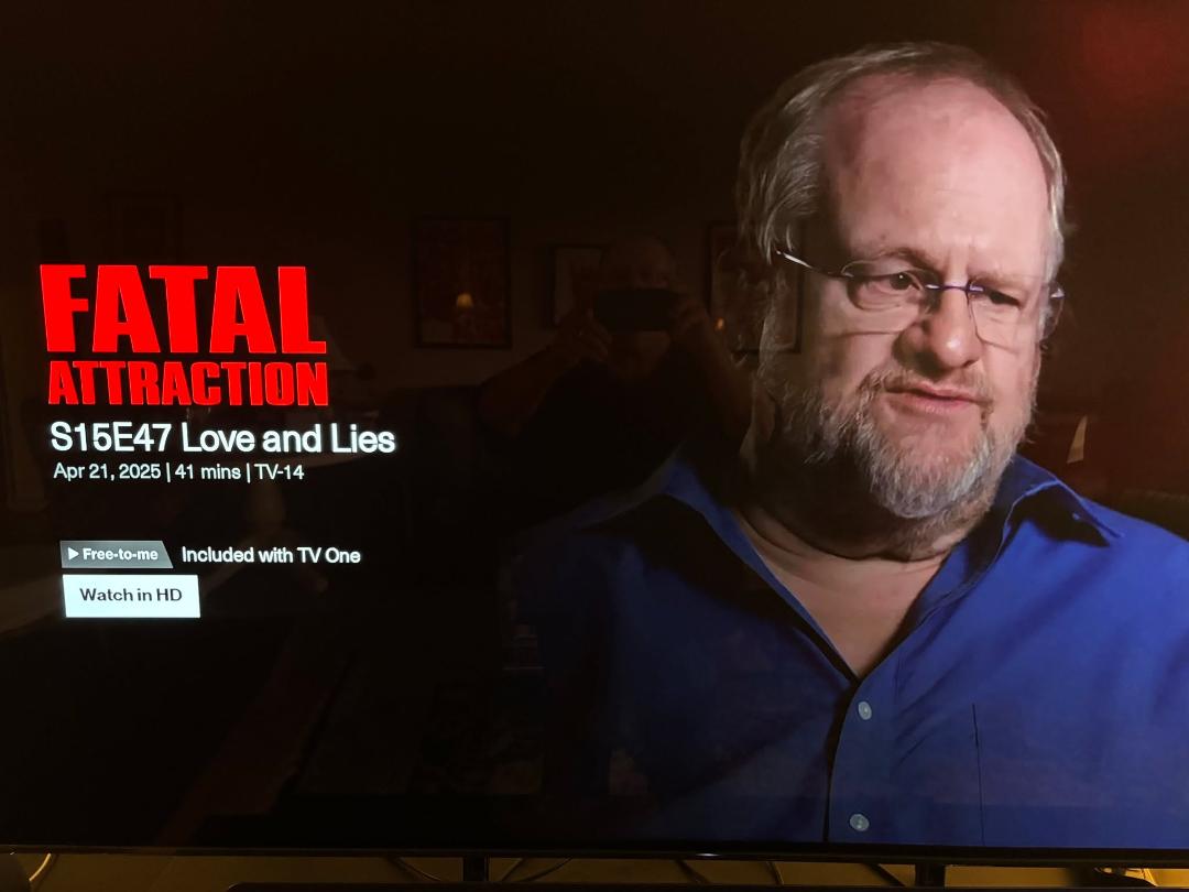 Here's what shows up in On Demand on television when you find the episode of "Fatal Attraction" that featured interviews with me about the 2011 Boonton, N.J. murder that I covered for The Star-Ledger and Nj.com