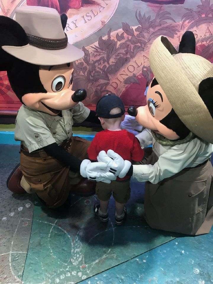 My great nephew Leo at Disney